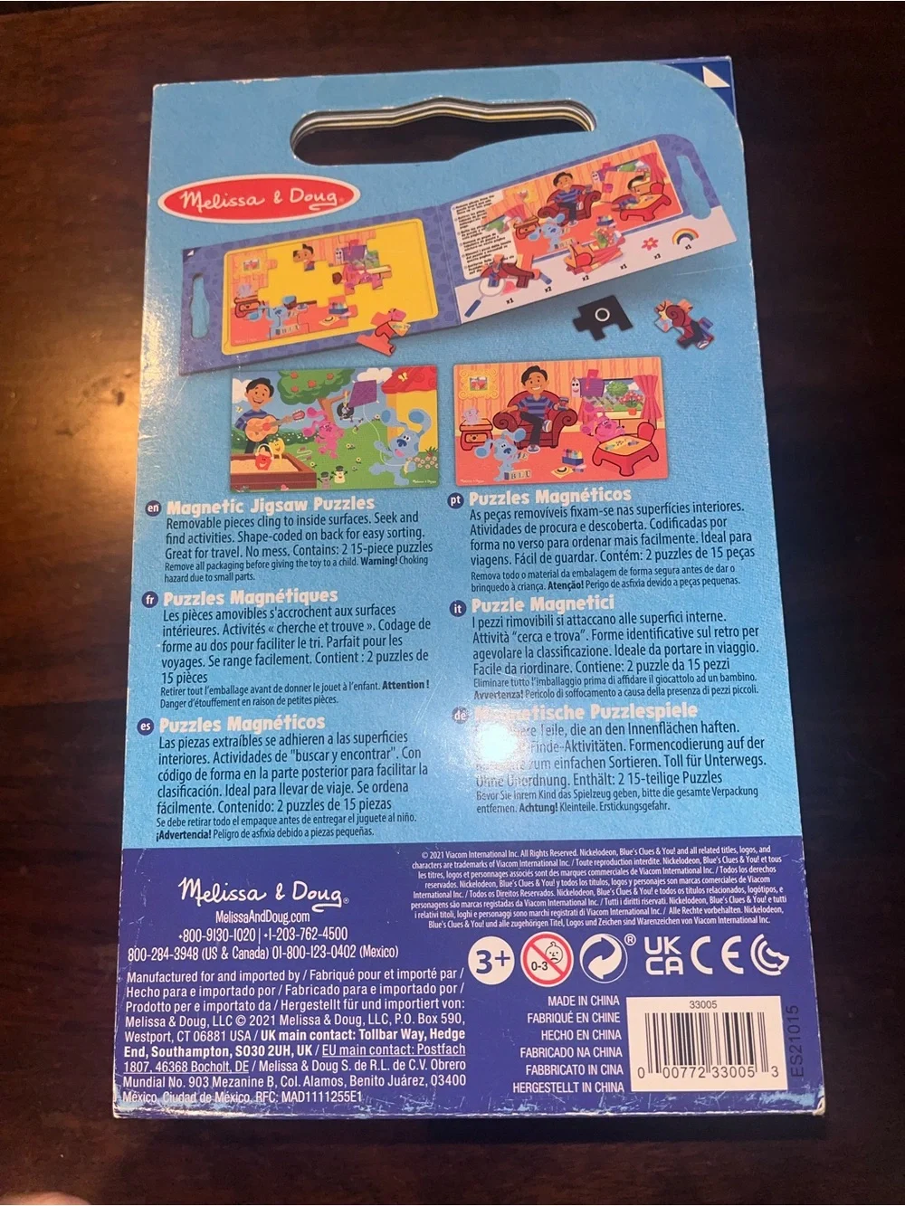 Melissa & Doug Blue's Clues & You! Magnetic Jigsaw Puzzles